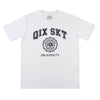 CAMISETA QIX PROFESSIONAL SKATE UNIVERSITY BRANCA