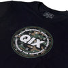 CAMISETA QIX INTERNATIONAL CAMOUFLAGED CIRCLE PRETA