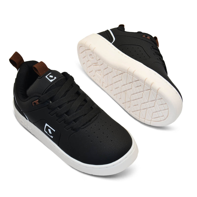 Tênis Infantil QIX Smash Preto e Branco