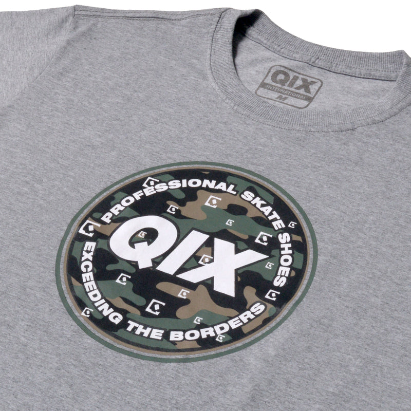 CAMISETA QIX INTERNATIONAL CAMOUFLAGED CIRCLE MESCLA