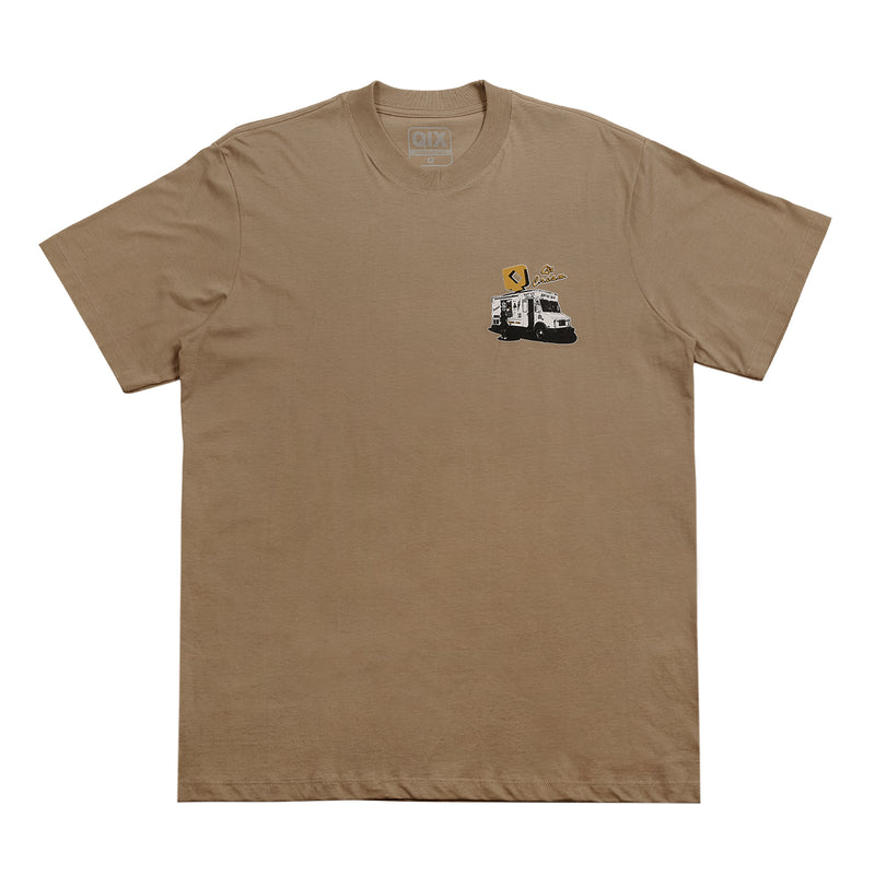 CAMISETA QIX STREET QIX CREAM AREIA