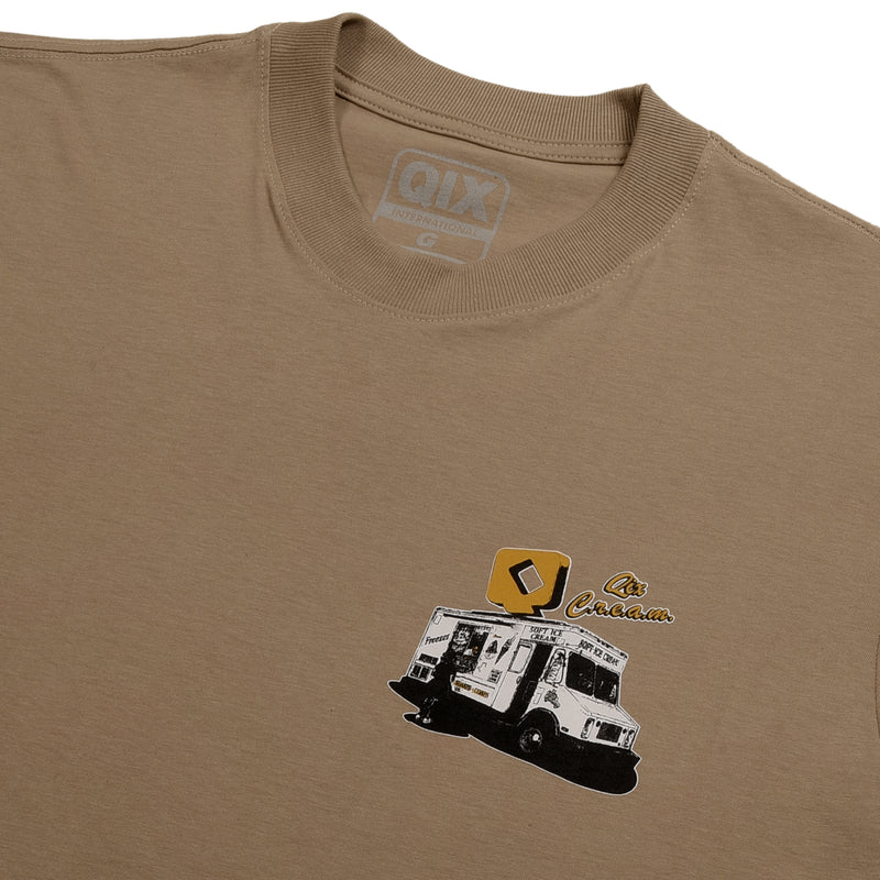 CAMISETA QIX STREET QIX CREAM AREIA