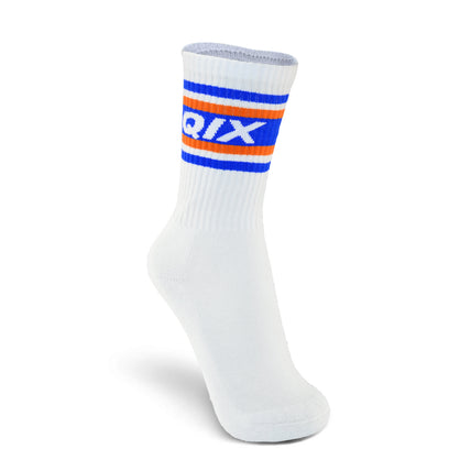 Meia Cano Alto QIX Branco Old School - 3 Pares