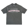 CAMISETA QIX OVERSIZED SKATEBOARDS PRETO ESTONADO