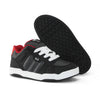Tênis Infantil Qix Square Preto, Chumbo e Vermelho