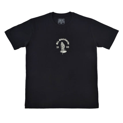 CAMISETA QIX SKULL SKATEBOARD PRETA