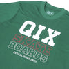 CAMISETA QIX BOARDS SKATE VERDE
