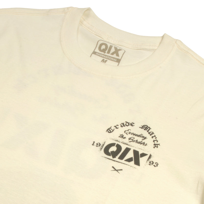CAMISETA QIX INTERNATIONAL SKATE SHOES OFF WHITE