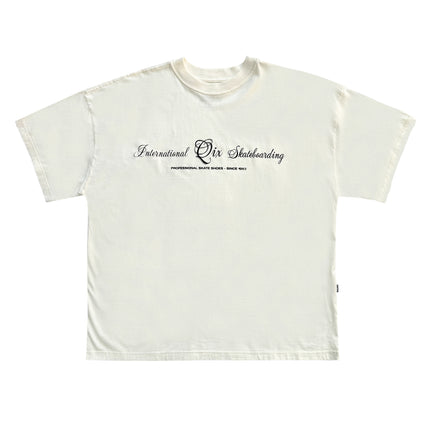 CAMISETA QIX BOX INTERNACIONAL SKATEBOARDS OFF WHITE