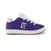 Tênis Infantil Qix Combat Suede Roxo e Branco