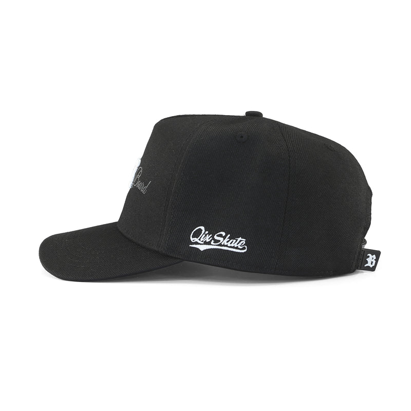Boné QIX Snapback Skateboards Preto