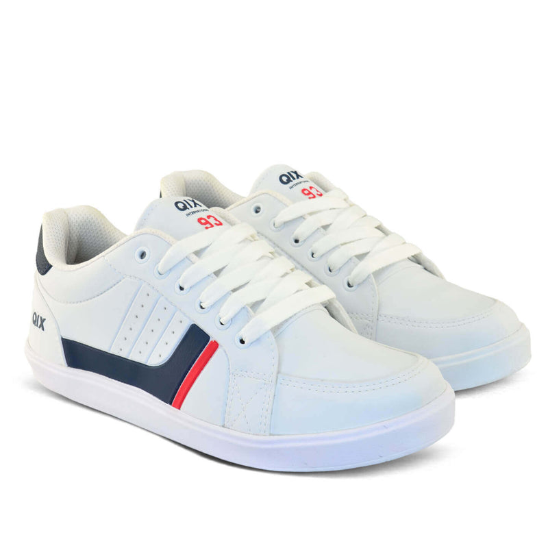 Tênis Qix Laguna Branco, Marinho e Vermelho