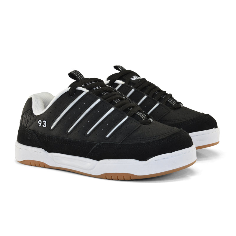 Tênis Qix Golden - Preto e Branco Natural
