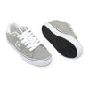 Tênis QIX Combat Suede Vulk Cinza e Branco