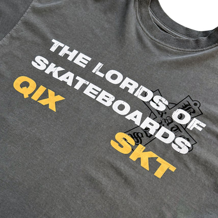 CAMISETA QIX BOX THE LORDS PRETO ESTONADO