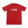 CAMISETA QIX INTERNATIONAL CASUAL T-SHIRT VERMELHA
