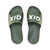 Chinelo QIX Nuvem Slide Full Militar e Branco