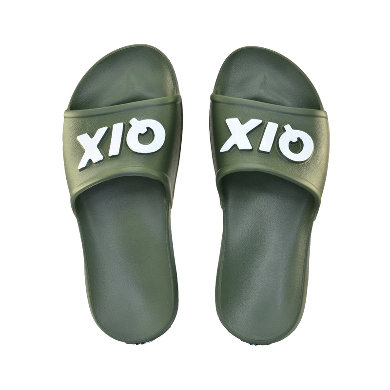 Chinelo QIX Nuvem Slide Full Militar e Branco