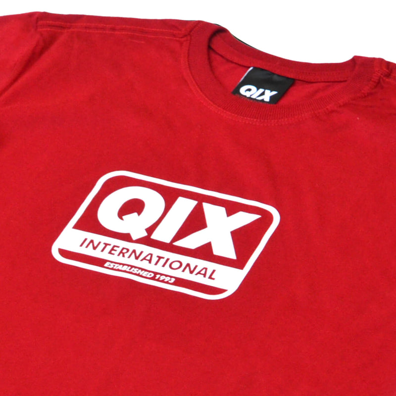 CAMISETA QIX SIMPLE T-SHIRT VERMELHA