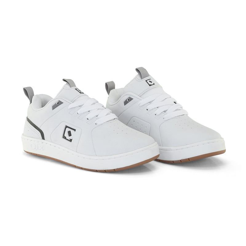 Tênis Infantil QIX Smash Branco e Preto