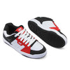 Tênis Qix Skate Square - Preto, Vermelho e Branco