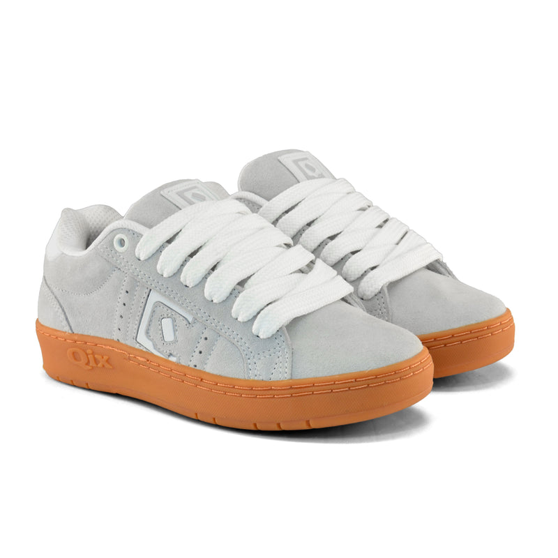 Tênis Qix Skate Combat Suede - Alvejado Natural