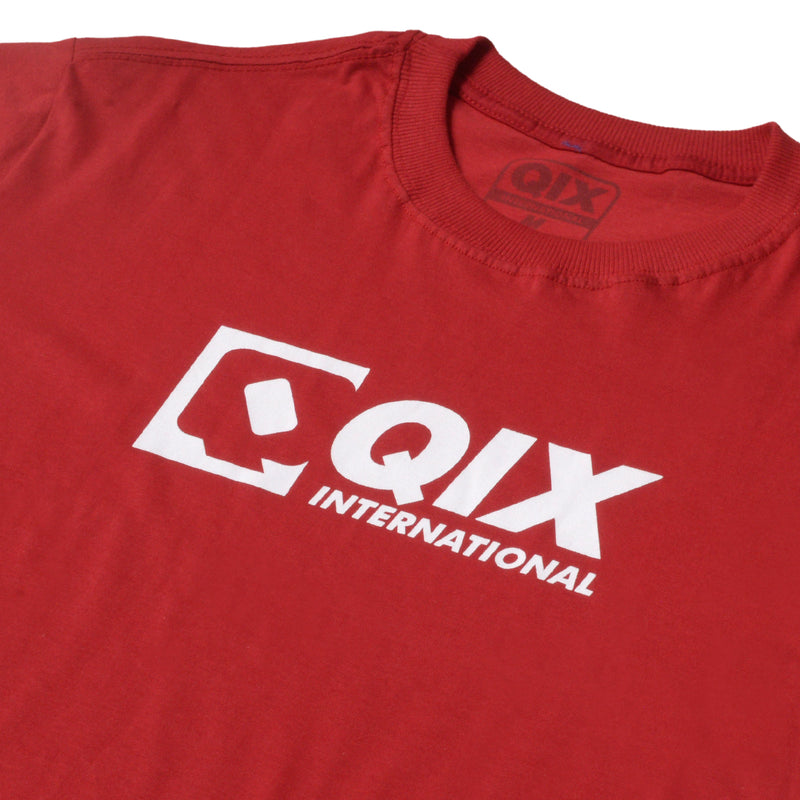 CAMISETA QIX INTERNATIONAL CASUAL T-SHIRT VERMELHA