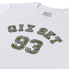 CAMISETA QIX SKT 93 CAMOUFLAGED LOGO BRANCA