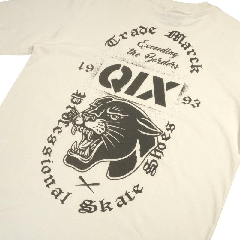 CAMISETA QIX INTERNATIONAL SKATE SHOES OFF WHITE