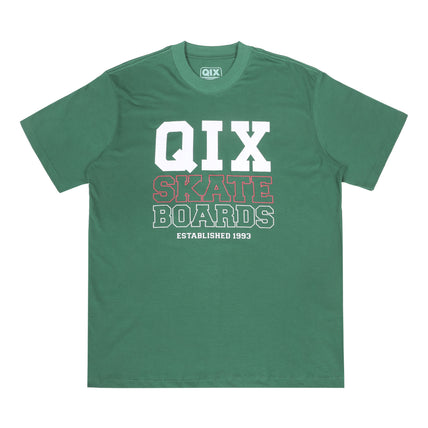CAMISETA QIX BOARDS SKATE VERDE