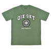CAMISETA QIX PROFESSIONAL SKATE UNIVERSITY VERDE