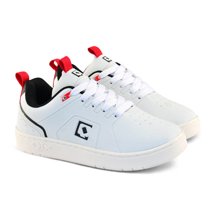 Tênis Infantil QIX Smash Branco e Vermelho