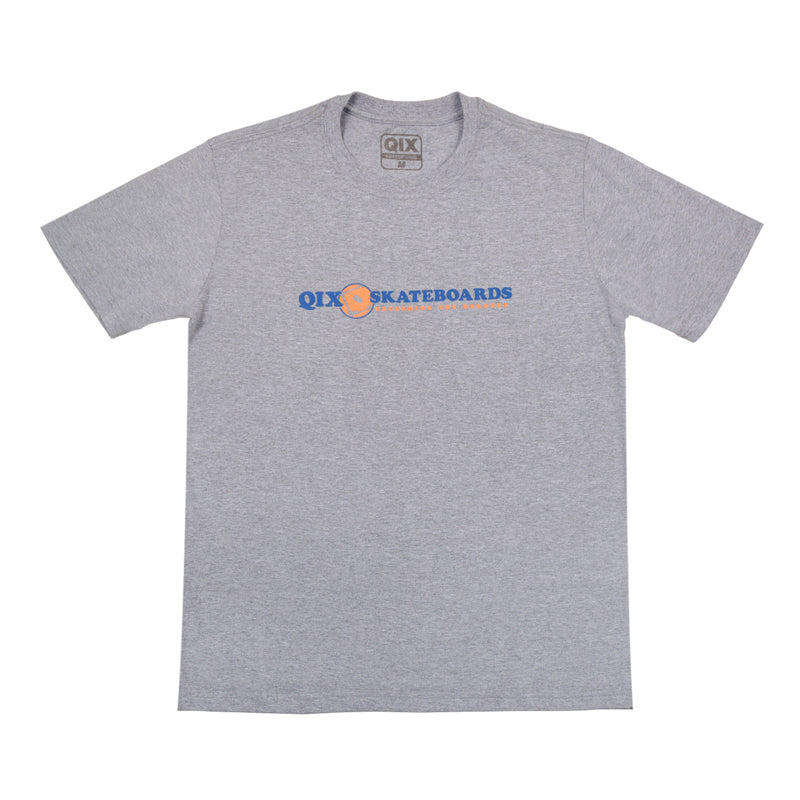 CAMISETA QIX SKATEBOARDS EXCEEDING THE BORDERS CLASSIC MESCLA