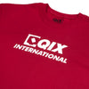 CAMISETA QIX T-SHIRT SIMPLE VERMELHA
